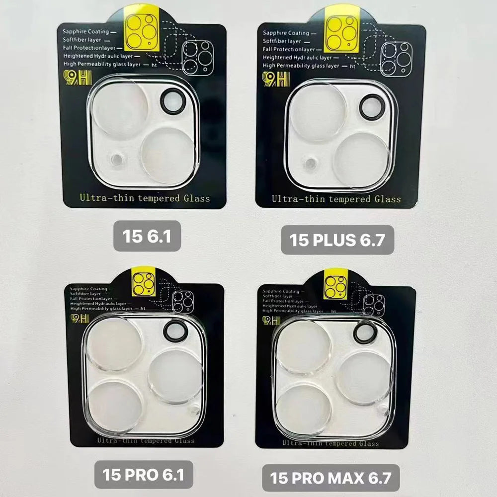 1~3 PCS Camera Protector For iPhone 16 15 Pro Max Camera Lens Film For APPle iPhone 15 ip 14 13 Mini 12 11 Pro Accessorios iPhone15 Pro Protege Camera Protection iPhone 15Pro lens glass