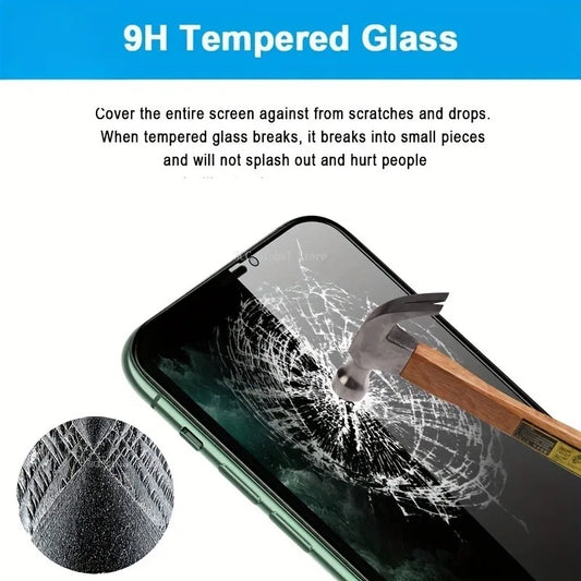 2Pcs Privacy Tempered Glass For Samsung Galaxy A02s M02s F02s A03s A12 F12 A13 A14 A20s A23 A32 A42 A52 A53 A54 Screen Protector