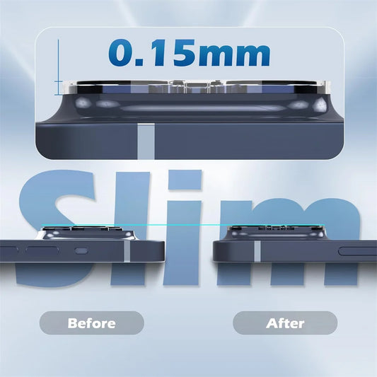 1~3 PCS Camera Protector For iPhone 16 15 Pro Max Camera Lens Film For APPle iPhone 15 ip 14 13 Mini 12 11 Pro Accessorios iPhone15 Pro Protege Camera Protection iPhone 15Pro lens glass